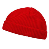 High quality fashion pure color wool hat autumn winter men's and women's hip hop knitted hats warm hat outdoor wild casual caps