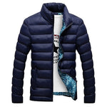 Winter Jacket Men 2020 New Cotton Padded Thick Jackets Parka Slim Fit Long Sleeve Quilted Outerwear Clothing Warm Coats