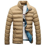 Winter Jacket Men 2020 New Cotton Padded Thick Jackets Parka Slim Fit Long Sleeve Quilted Outerwear Clothing Warm Coats