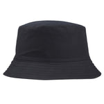 Cotton Foldable Bucket Cap Unisex Men Women Summer Fishing Hat Camping Hunting Cap Solid Color Fisherman Beach Festival Sun Cap