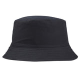 Cotton Foldable Bucket Cap Unisex Men Women Summer Fishing Hat Camping Hunting Cap Solid Color Fisherman Beach Festival Sun Cap