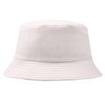 Cotton Foldable Bucket Cap Unisex Men Women Summer Fishing Hat Camping Hunting Cap Solid Color Fisherman Beach Festival Sun Cap