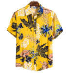 Adisputent 2020 New Summer Men's Hawaiian Shirts Funny Printed Turn Down Collar Short Sleeve Casual Shirts Button Streetwear