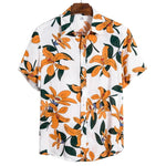 Adisputent 2020 New Summer Men's Hawaiian Shirts Funny Printed Turn Down Collar Short Sleeve Casual Shirts Button Streetwear