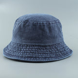 2020 New Foldable Fisherman Hat Washed Denim Bucket Hats Unisex Fashion Bob Caps Hip Hop Gorros Men Women Panama Bucket Cap