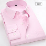 mens work shirts Brand soft Long sleeve square collar regular  solid plain/ twill men dress shirts white male tops