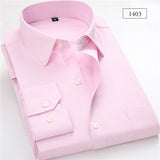 mens work shirts Brand soft Long sleeve square collar regular  solid plain/ twill men dress shirts white male tops