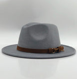 Frauen Männer Wolle Fedora Hut Mit Leder Band Gentleman Elegante Dame Winter Herbst Breite Krempe Jazz Kirche Panama Sombrero Kappe