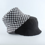 2020 New Fashion Reversible Black White Cow Print Bucket Hat Summer Sun Caps For Women Men Fisherman Hat