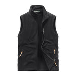 Men's Autumn Winter Male Brand Clothing Fleece Softshell Vests Warm Waistcoat Mens Casual Sleeveless Outwear Jacket