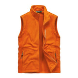 Men's Autumn Winter Male Brand Clothing Fleece Softshell Vests Warm Waistcoat Mens Casual Sleeveless Outwear Jacket