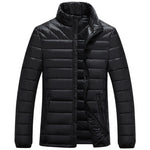 2018 New Casual Stand Collar Duck Down Jacket Men Lightweight Multi Colors Kurtka Zimowa